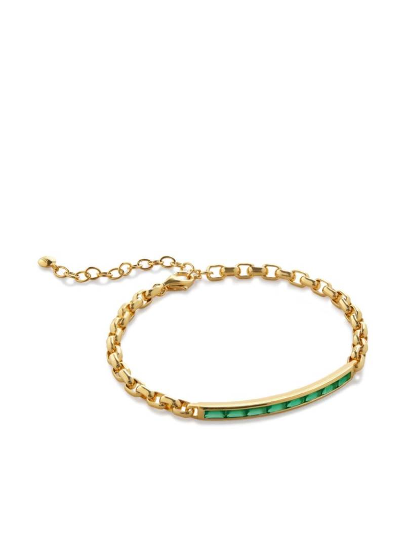 Monica Vinader baguette chain bracelet - Gold von Monica Vinader