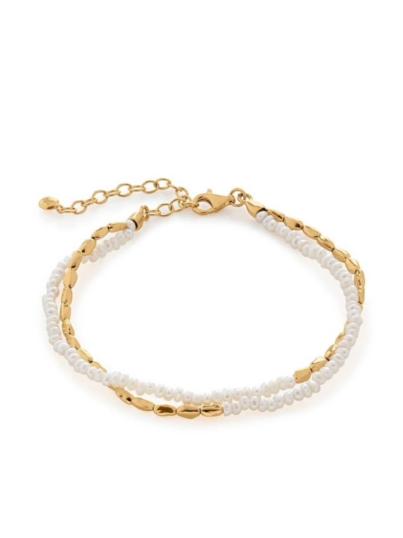 Monica Vinader beaded-strand bracelet - Gold von Monica Vinader