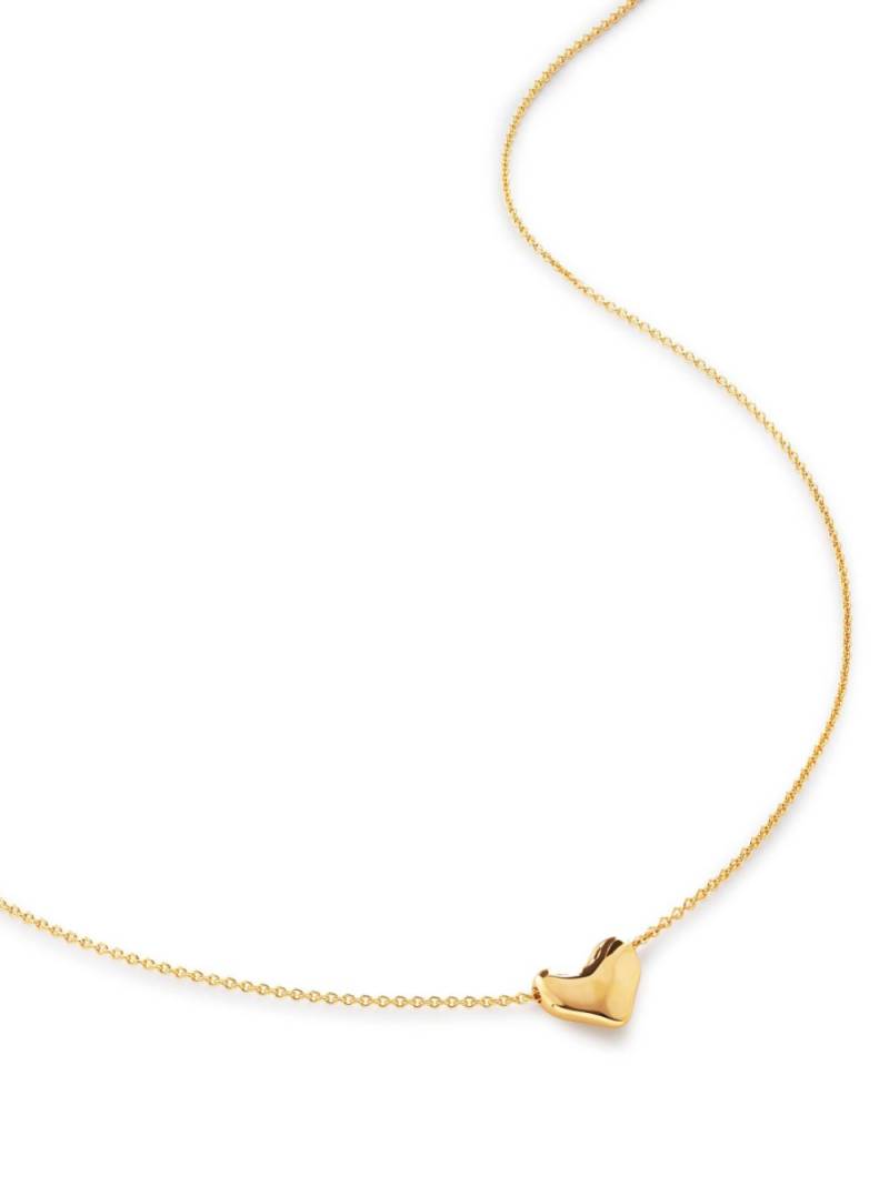 Monica Vinader gold vermeil heart-pendant necklace von Monica Vinader