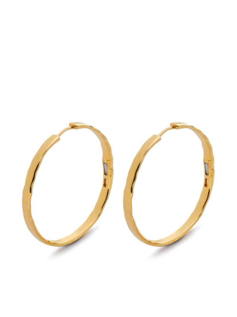 Monica Vinader largeSiren Muse Wave hoop earrings - Gold von Monica Vinader