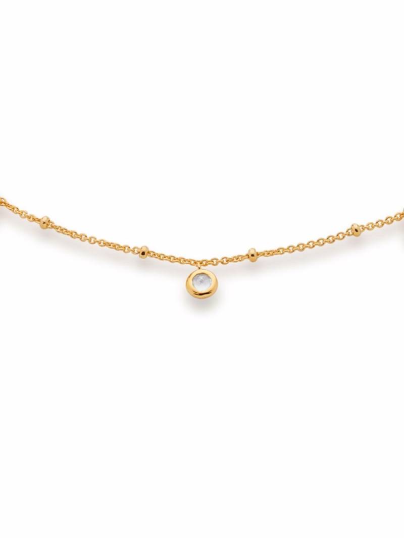 Monica Vinader mini Gem necklace - Gold von Monica Vinader