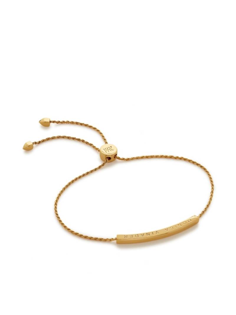 Monica Vinader mini Linear friendship bracelet - Gold von Monica Vinader