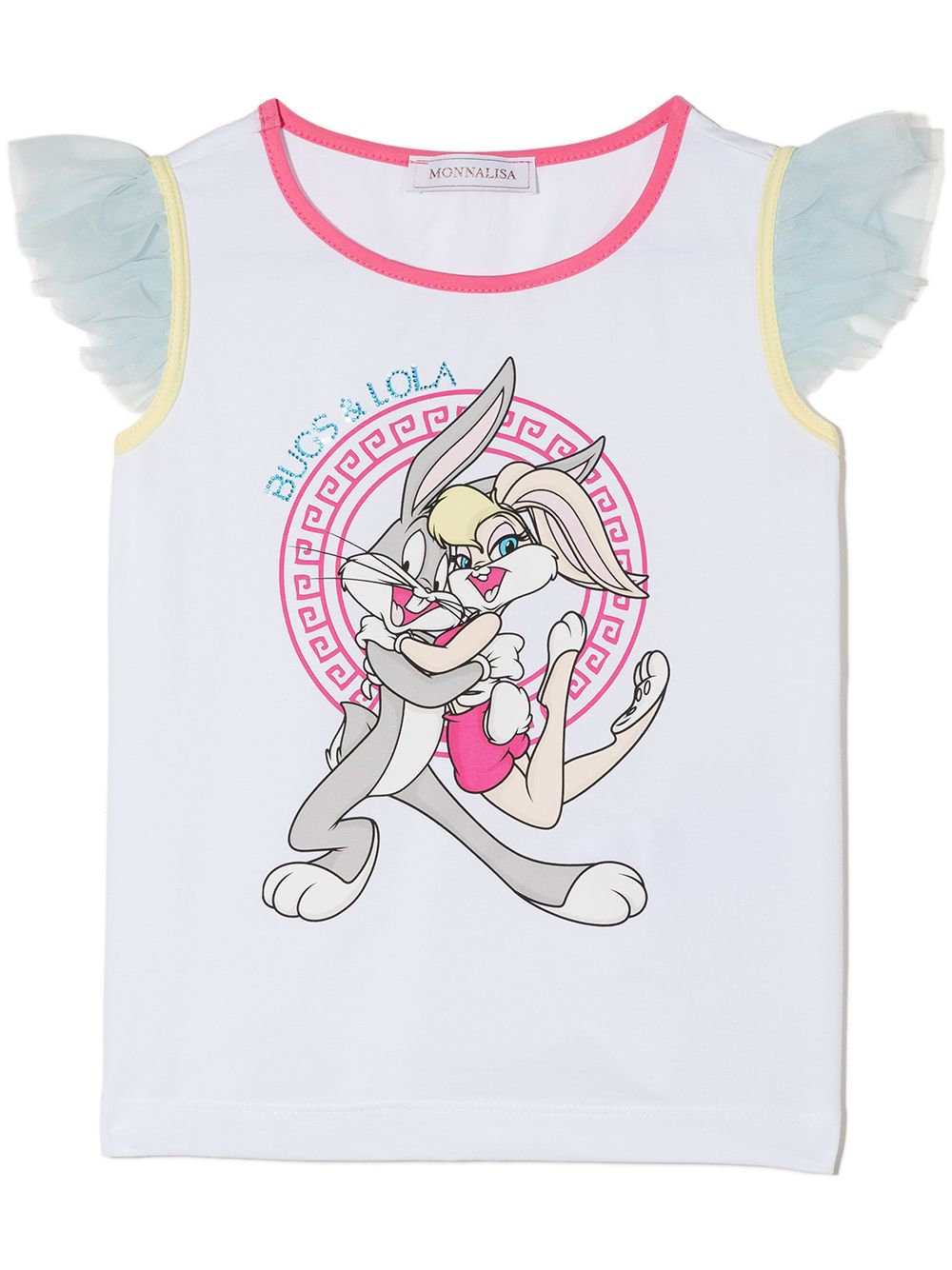 Monnalisa Looney Tunes print T-shirt - White von Monnalisa