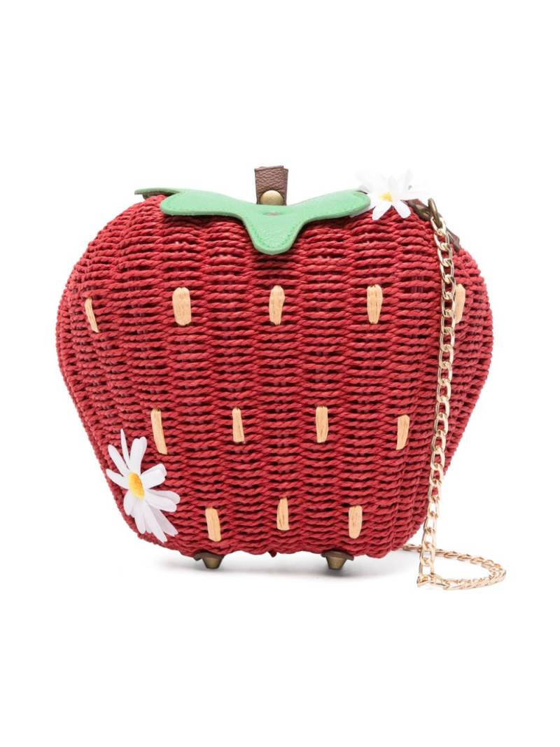 Monnalisa Strawberry crossbody bag - Red von Monnalisa