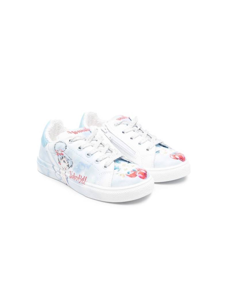 Monnalisa Tinkerbell low-top sneakers - White von Monnalisa