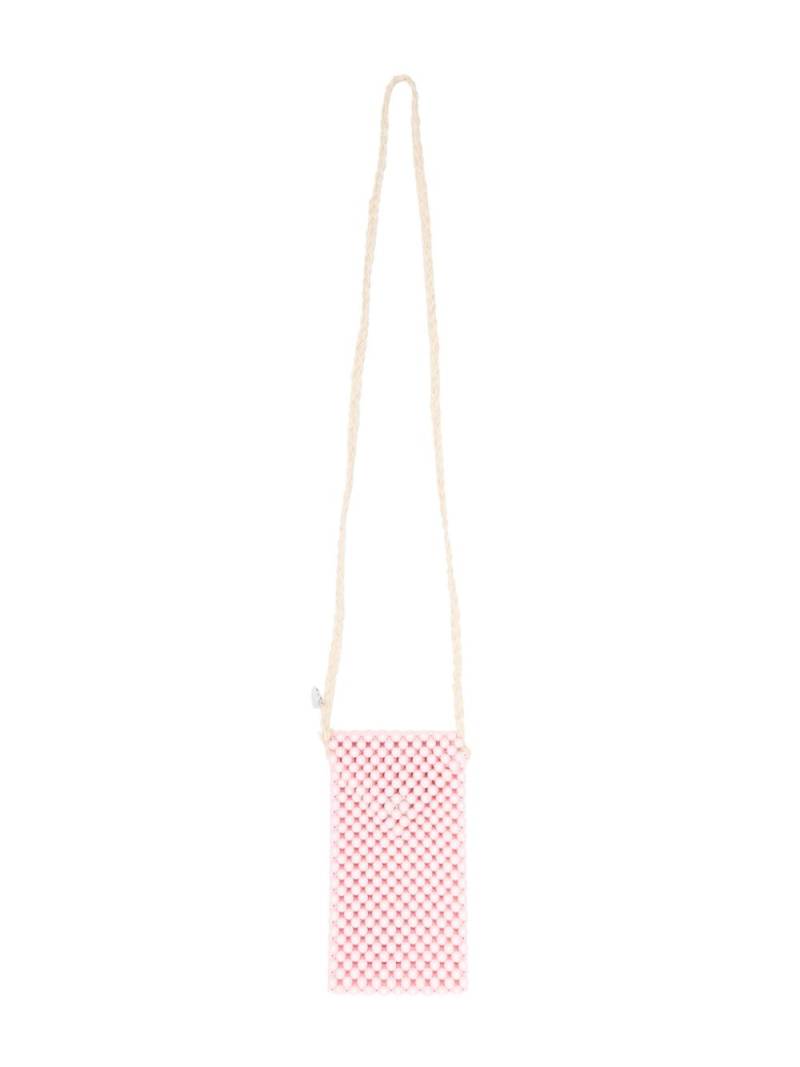 Monnalisa beaded crossbody bag - Pink von Monnalisa