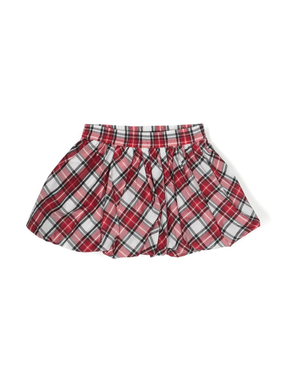 Monnalisa checked puffball skirt - Red von Monnalisa