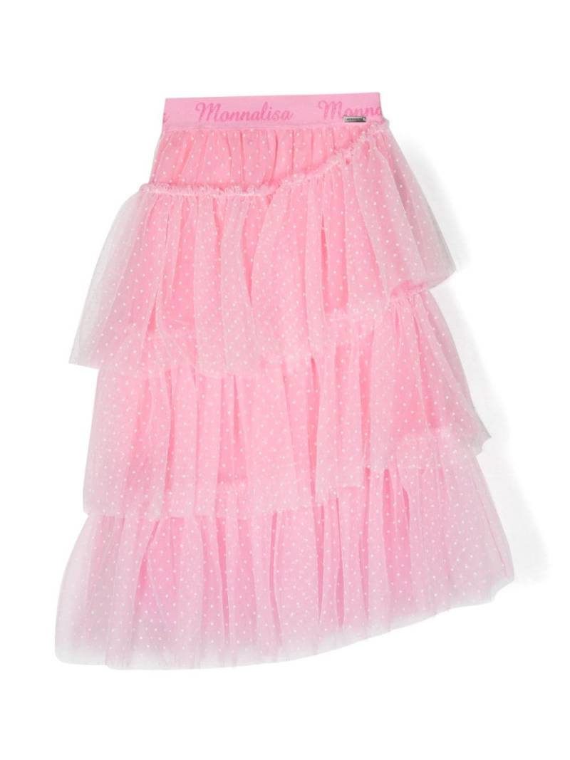 Monnalisa cotton tutu skirt - Pink von Monnalisa