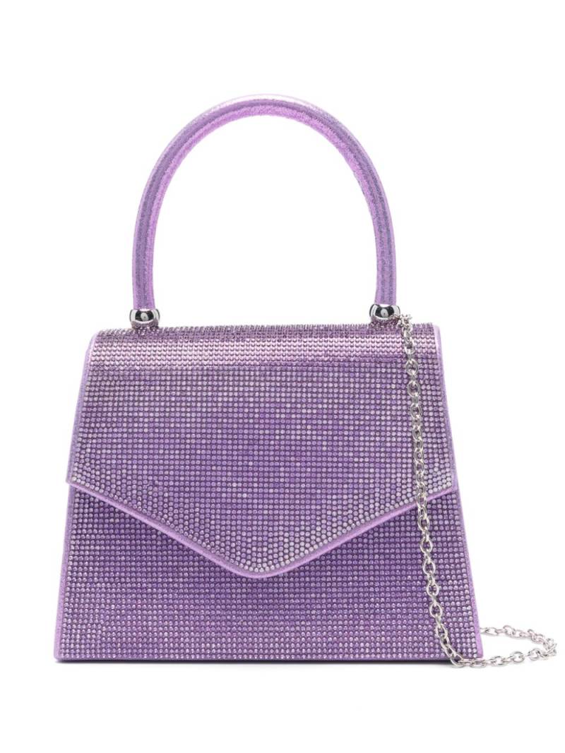 Monnalisa crystal-embellished glitter bag - Purple von Monnalisa