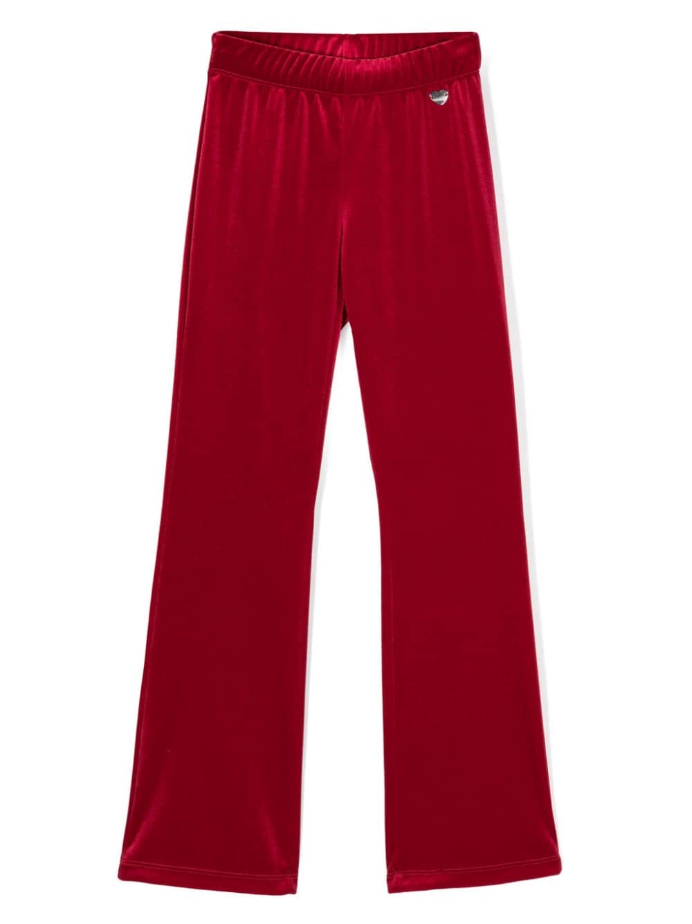 Monnalisa flared velvet trousers von Monnalisa