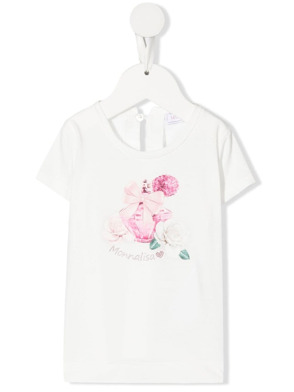 Monnalisa floral-print cotton T-Shirt - White von Monnalisa