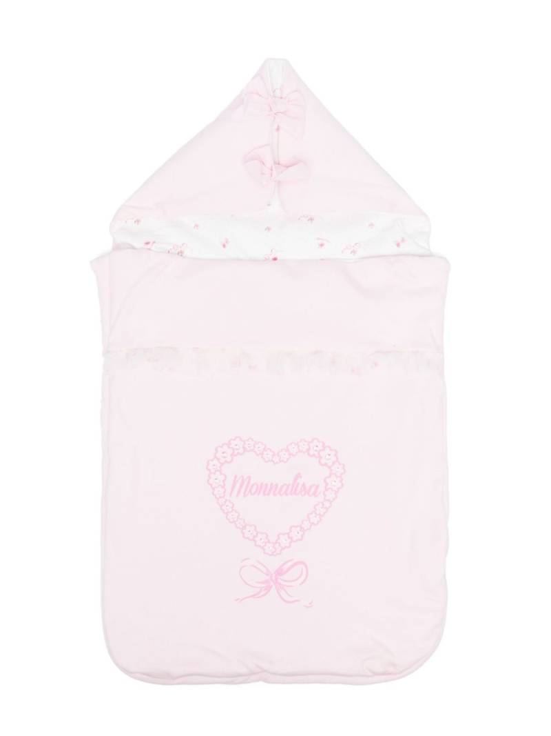 Monnalisa floral-print sleeping bag - Pink von Monnalisa