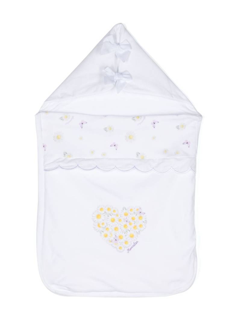 Monnalisa floral-print sleeping bag - White von Monnalisa