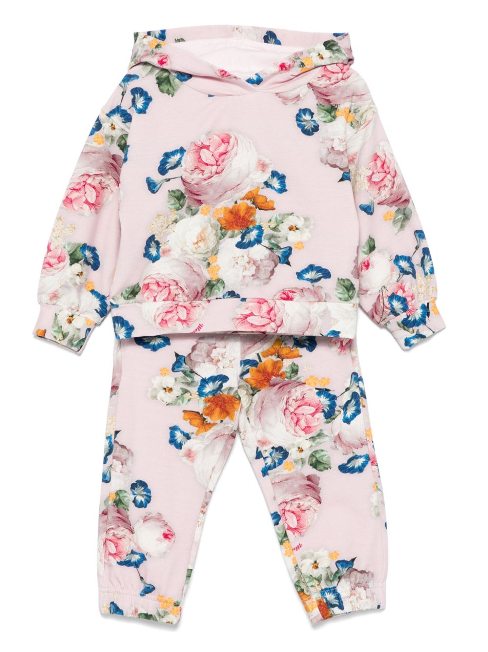 Monnalisa floral-print tracksuit - Pink von Monnalisa