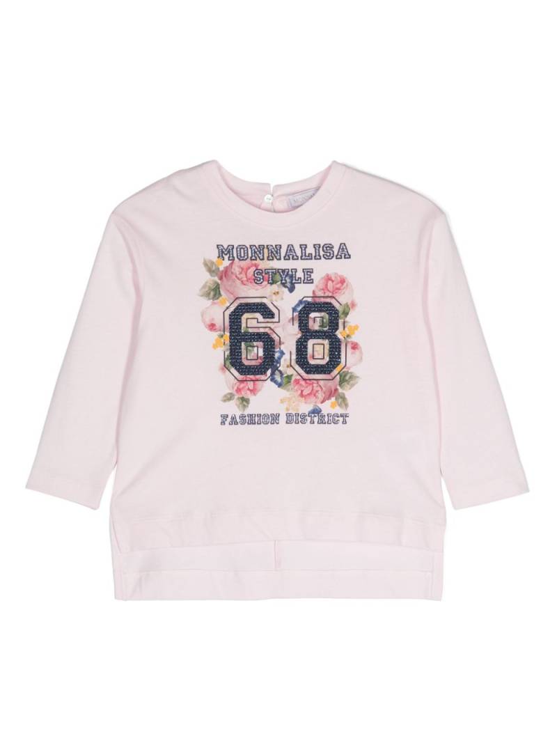 Monnalisa graphic-print T-shirt - Pink von Monnalisa