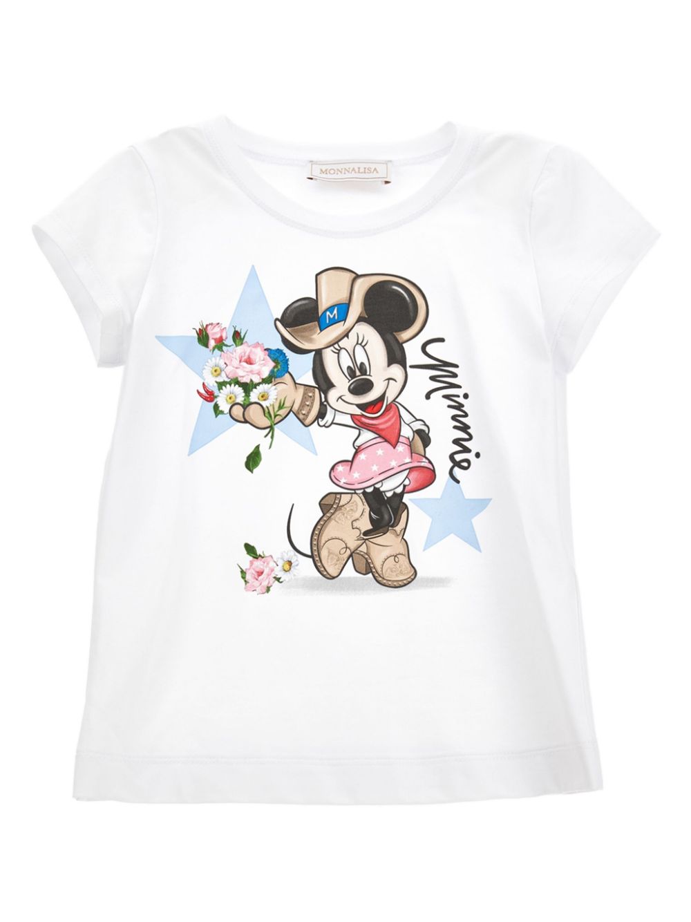 Monnalisa graphic-print T-shirt - White von Monnalisa