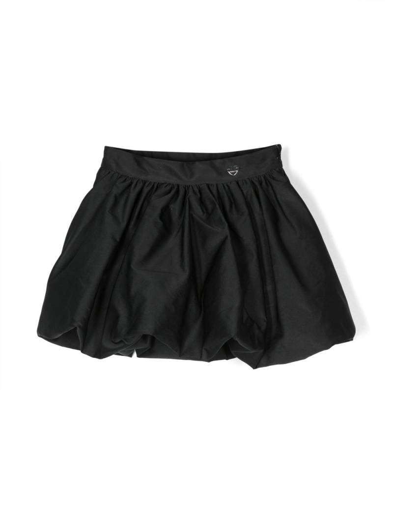 Monnalisa high-waisted skirt - Black von Monnalisa