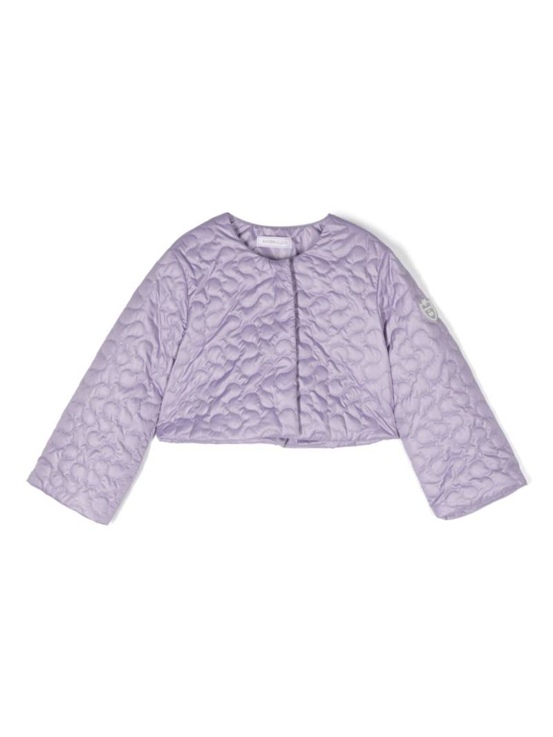 Monnalisa lightweight quilted jacket - Purple von Monnalisa