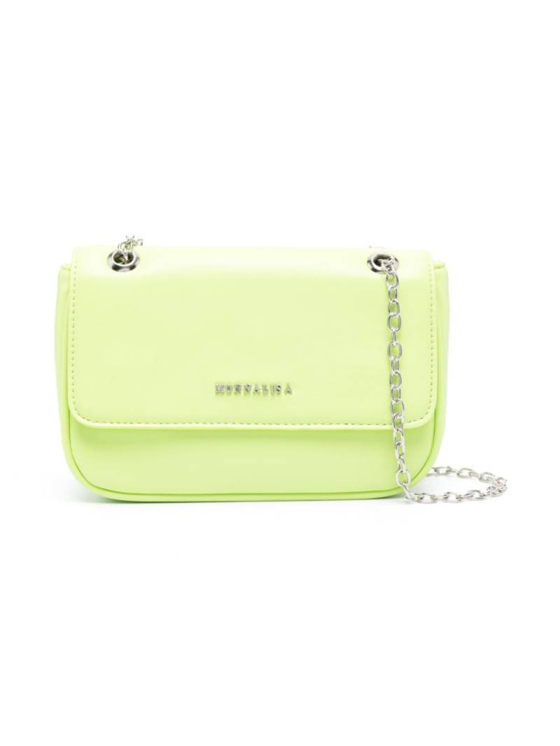 Monnalisa logo-lettering shoulder bag - Green von Monnalisa