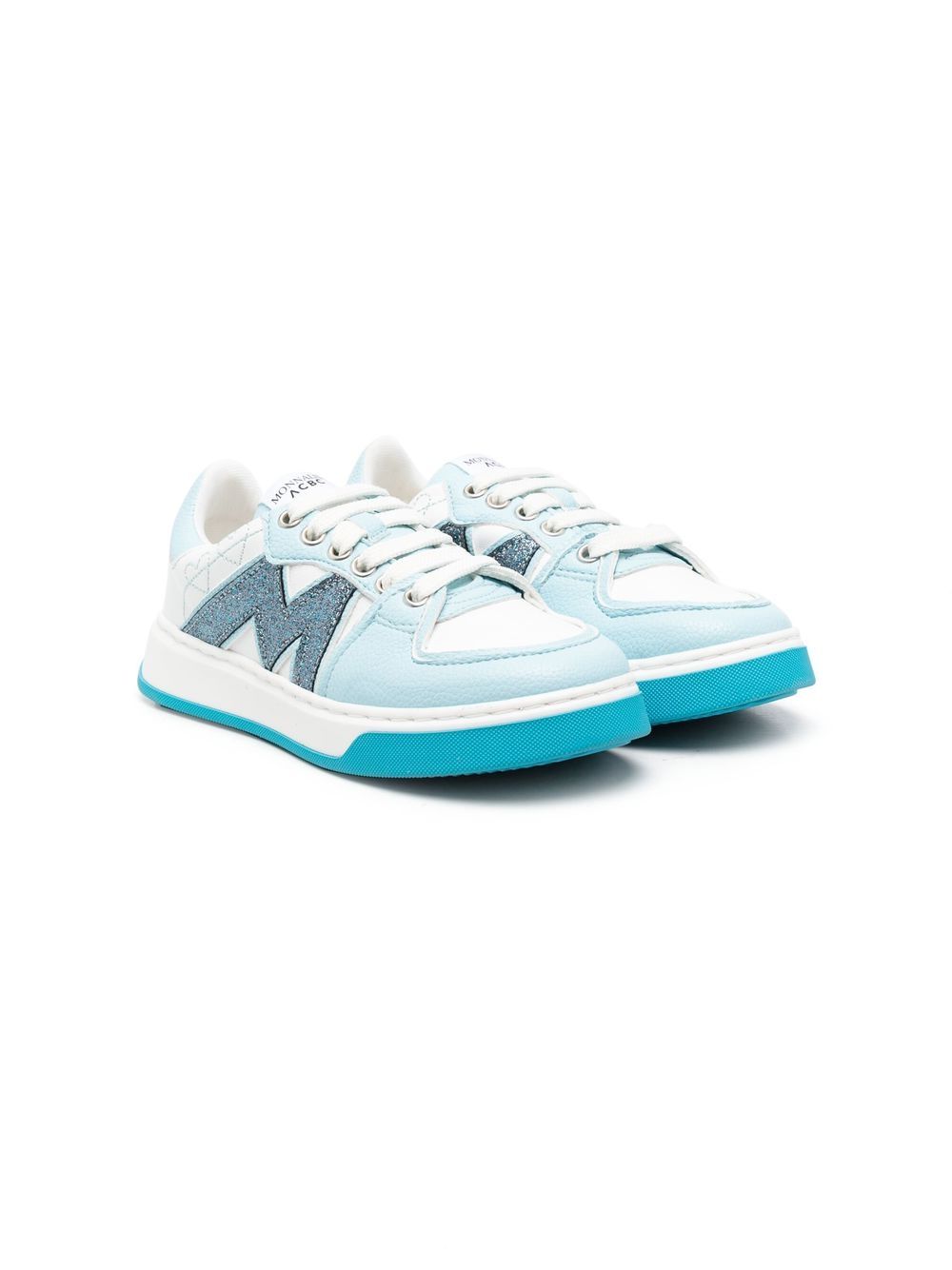 Monnalisa logo-patch low-top sneakers - White von Monnalisa