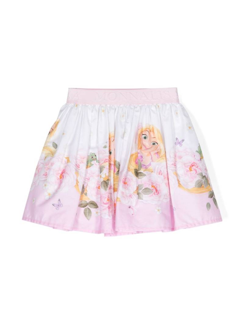 Monnalisa motif-print tutu skirt - Pink von Monnalisa