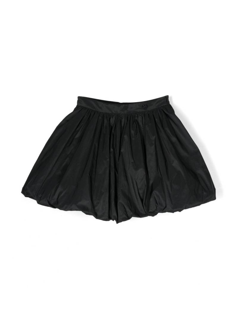 Monnalisa puffball mini skirt - Black von Monnalisa