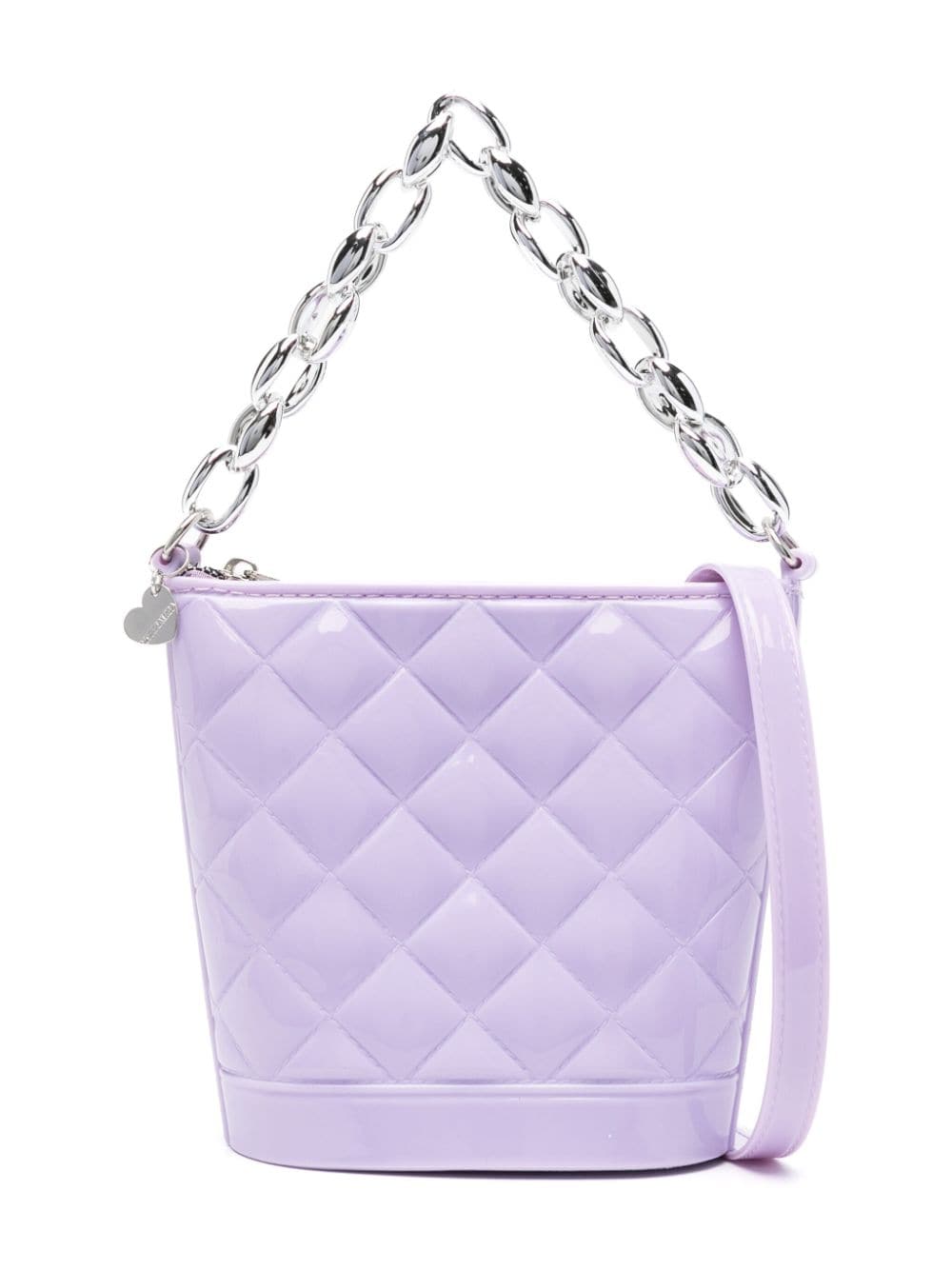 Monnalisa quilted shoulder bag - Purple von Monnalisa