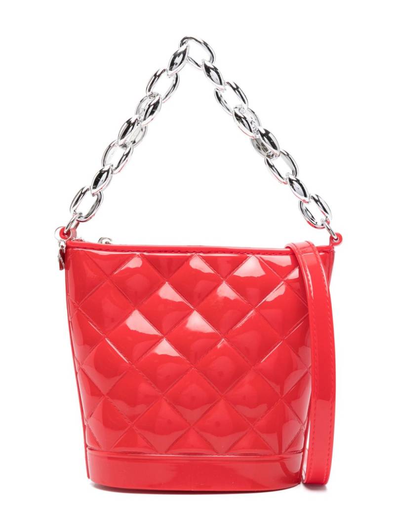 Monnalisa quilted shoulder bag - Red von Monnalisa