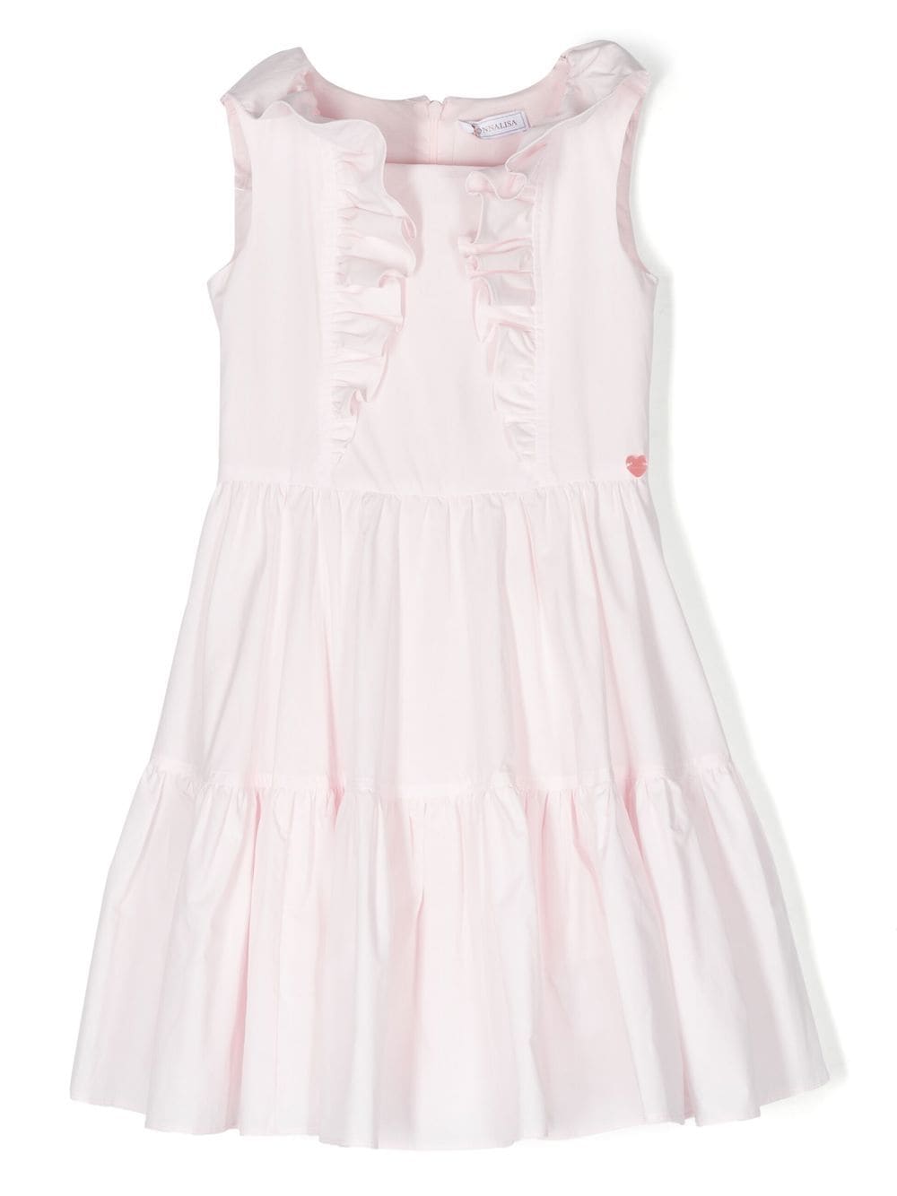 Monnalisa ruffle-detail dress - Pink von Monnalisa