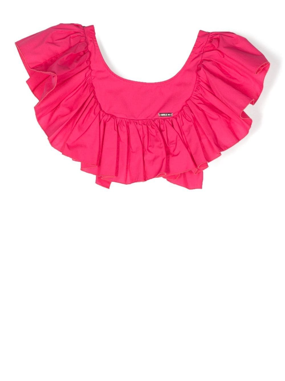 Monnalisa ruffle-trim blouse - Pink von Monnalisa