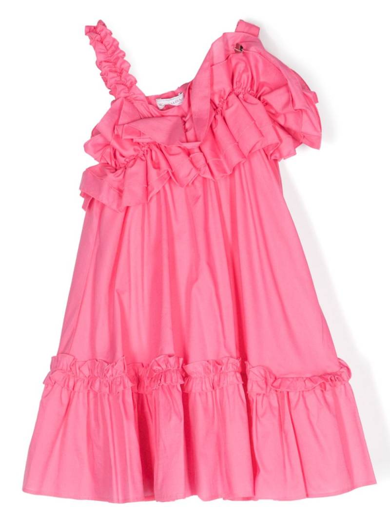 Monnalisa ruffled asymmetric dress - Pink von Monnalisa