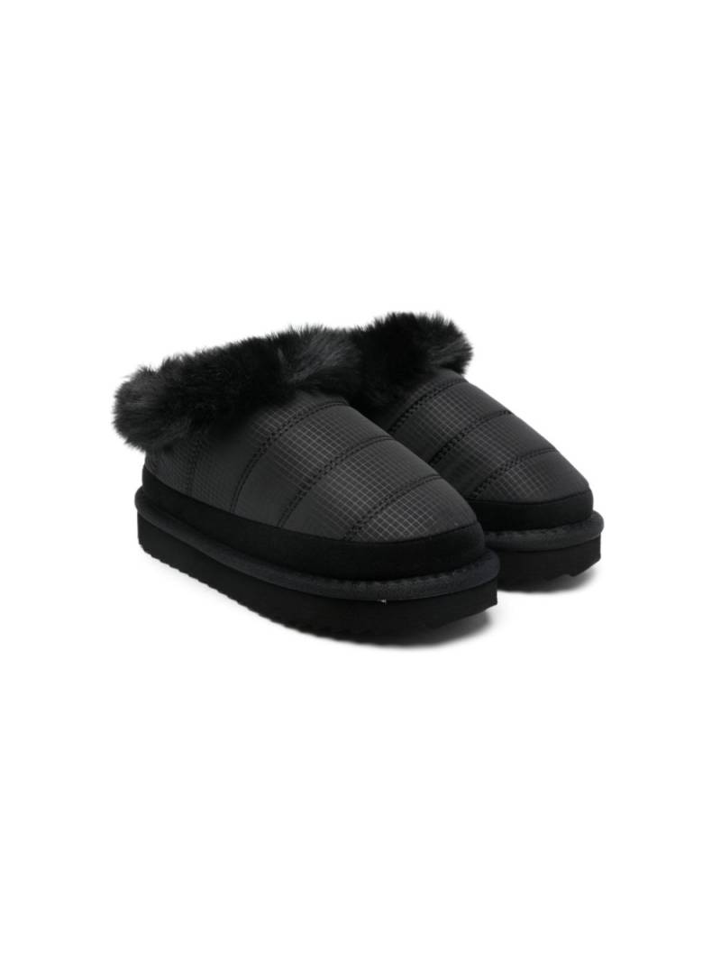 Monnalisa slip-on snow boots - Black von Monnalisa