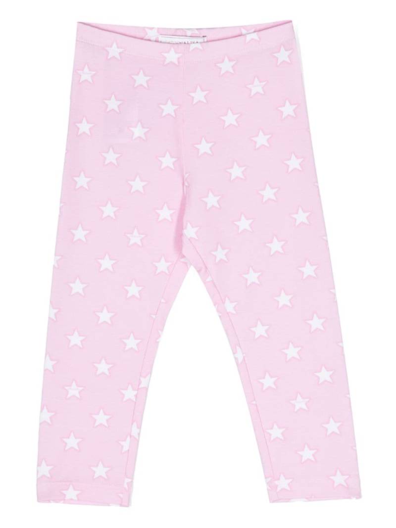 Monnalisa star-print leggings - Pink von Monnalisa