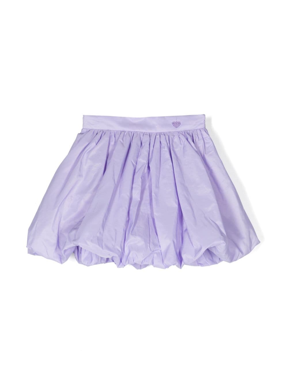 Monnalisa taffeta puffball miniskirt - Purple von Monnalisa