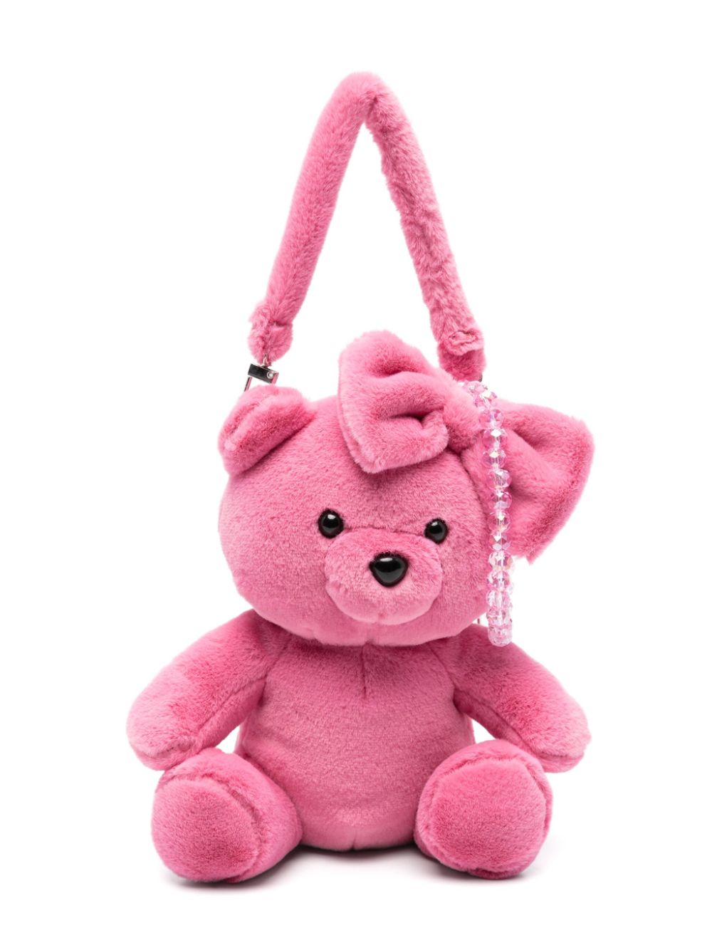 Monnalisa teddy bear-shaped tote bag - Pink von Monnalisa