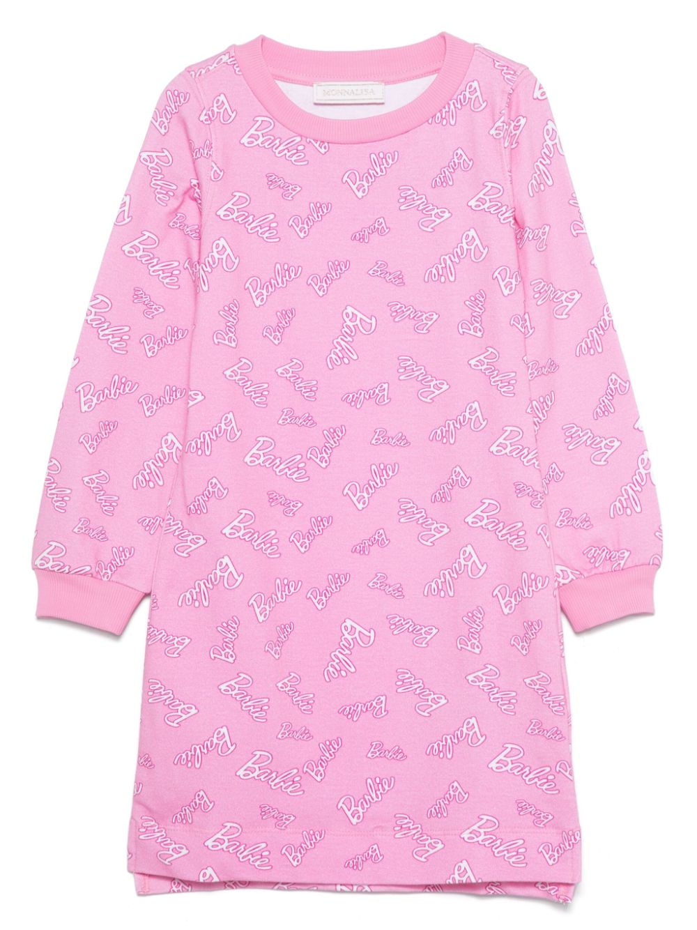 Monnalisa x Barbie logo-print dress - Pink von Monnalisa