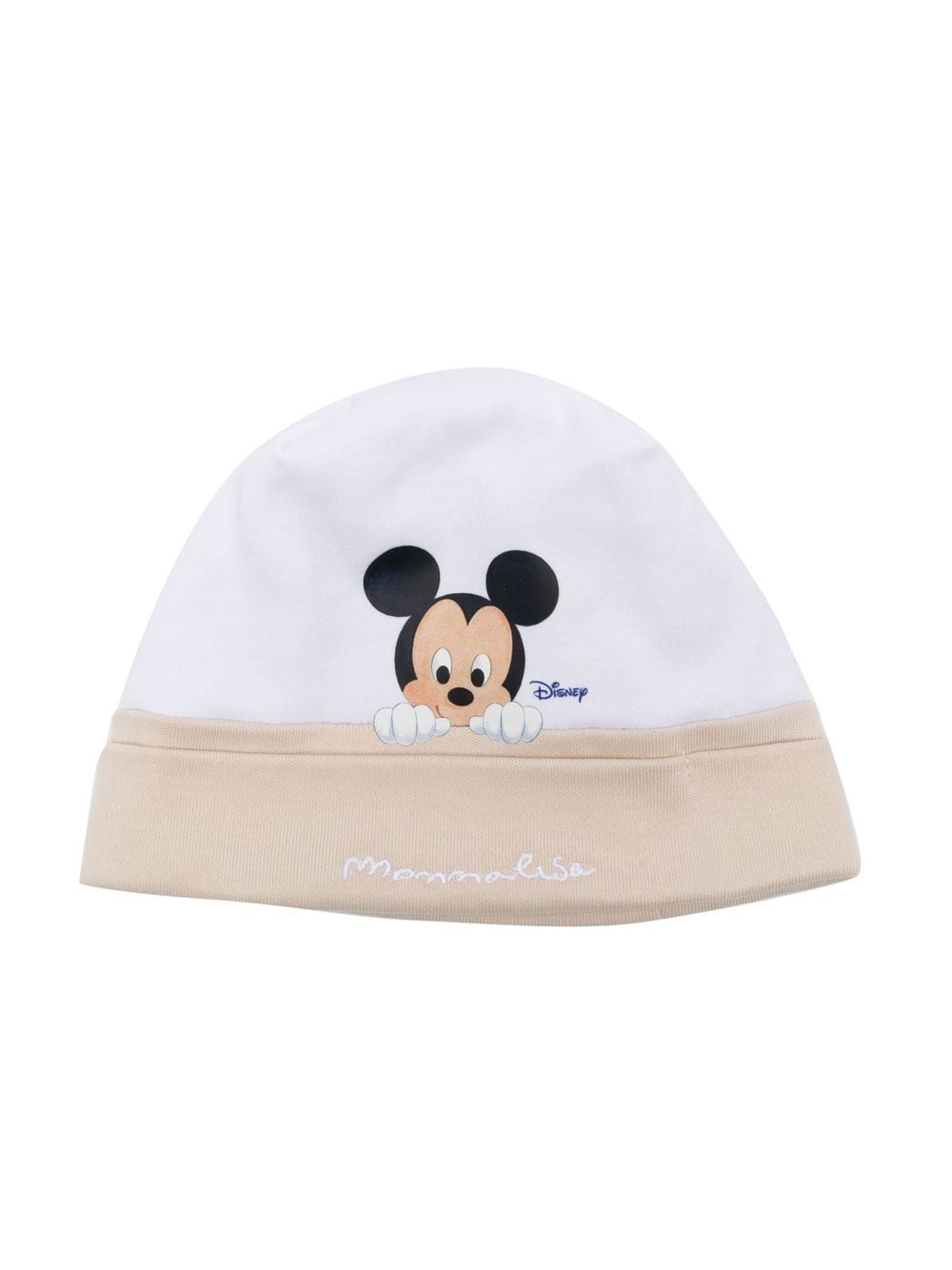 Monnalisa x Disney Mickey-Mouse beanie - White von Monnalisa