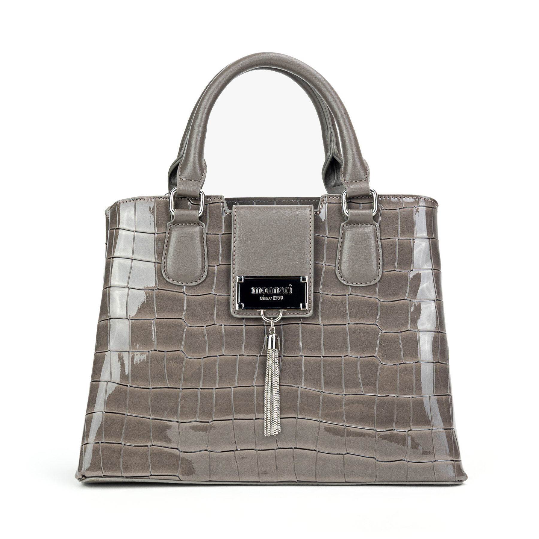 Handtasche Monnari BAGIMP0-24Z-BAG6240-KM19D000-R00 Grau Handtasche Monnari BAGIMP0-24Z-BAG6240-KM19D000-R00 Grau von Monnari