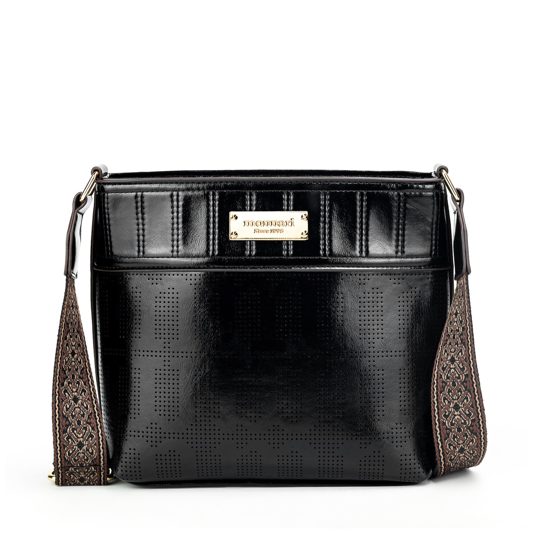 Handtasche Monnari BAGIMP0-24Z-BAG6260-KM20D000-R00 Schwarz Handtasche Monnari BAGIMP0-24Z-BAG6260-KM20D000-R00 Schwarz von Monnari