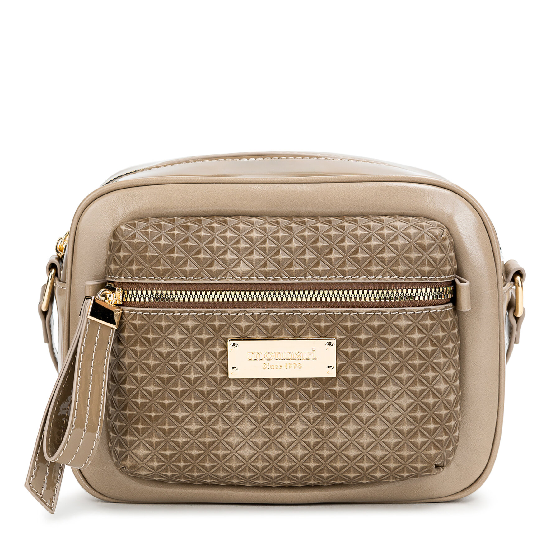 Handtasche Monnari TORIMP0-24J-BAG4490-K015 Beige Handtasche Monnari TORIMP0-24J-BAG4490-K015 Beige von Monnari