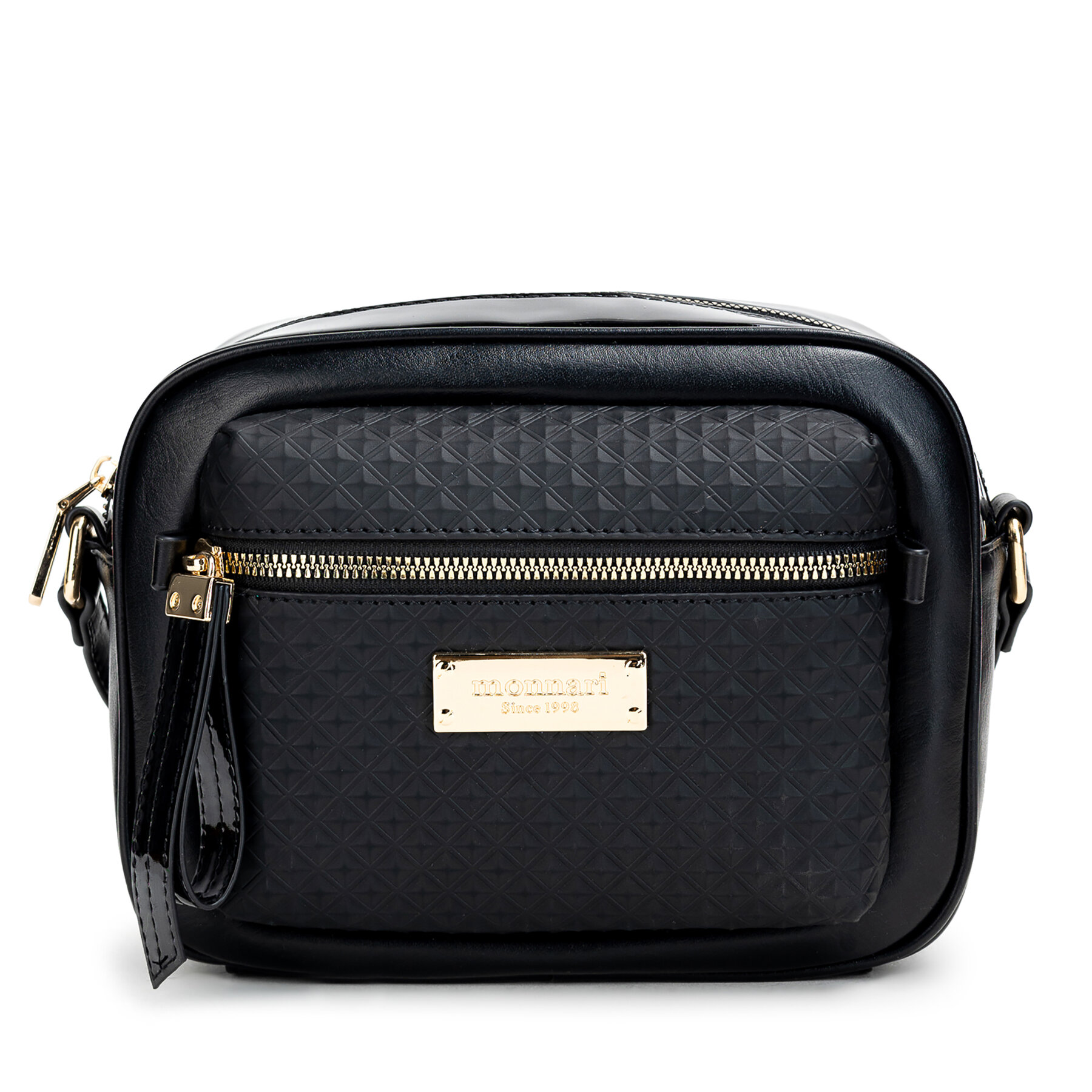 Handtasche Monnari TORIMP0-24J-BAG4490-K020 Schwarz Handtasche Monnari TORIMP0-24J-BAG4490-K020 Schwarz von Monnari