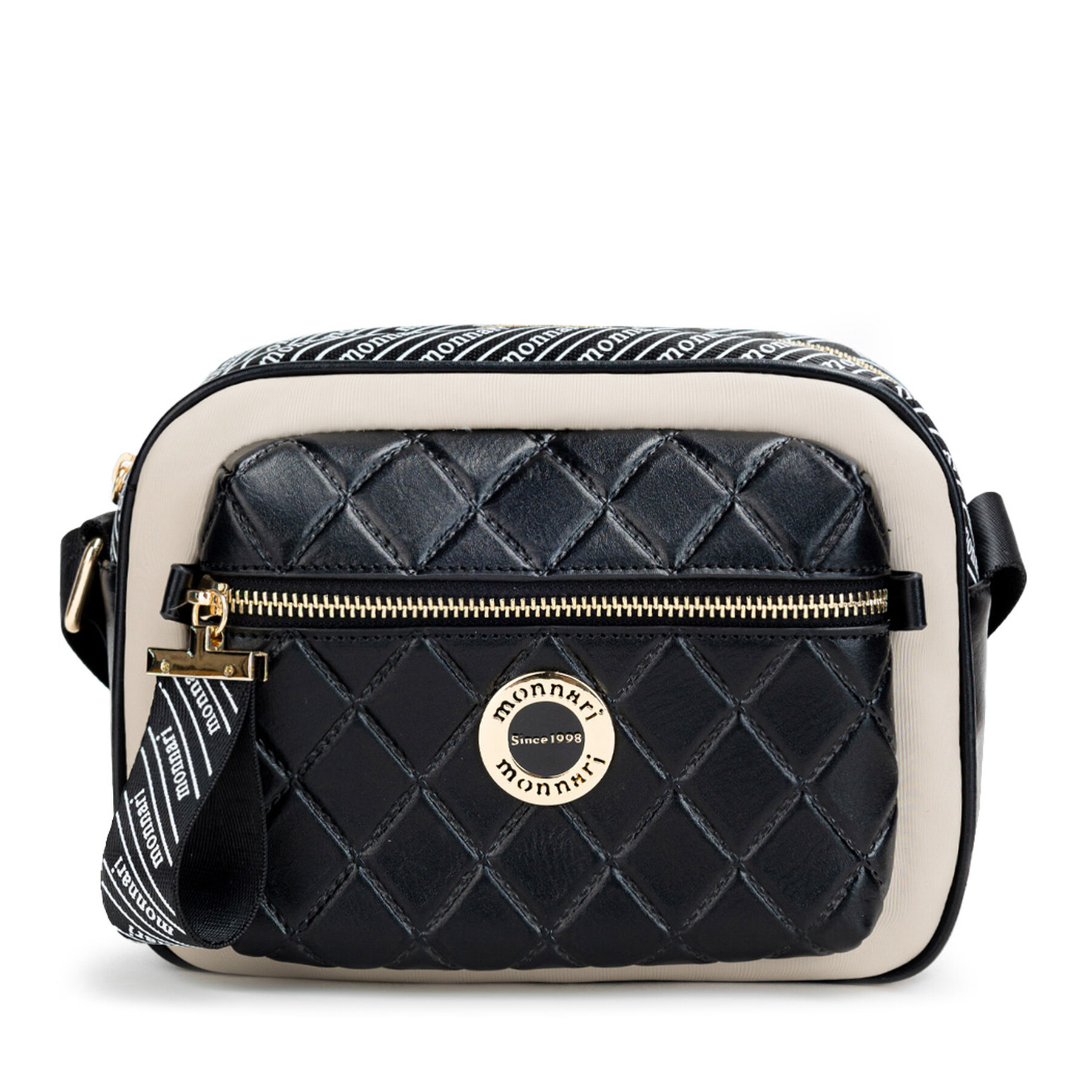 Handtasche Monnari TORIMP0-24J-BAG4500-K015 Beige Handtasche Monnari TORIMP0-24J-BAG4500-K015 Beige von Monnari