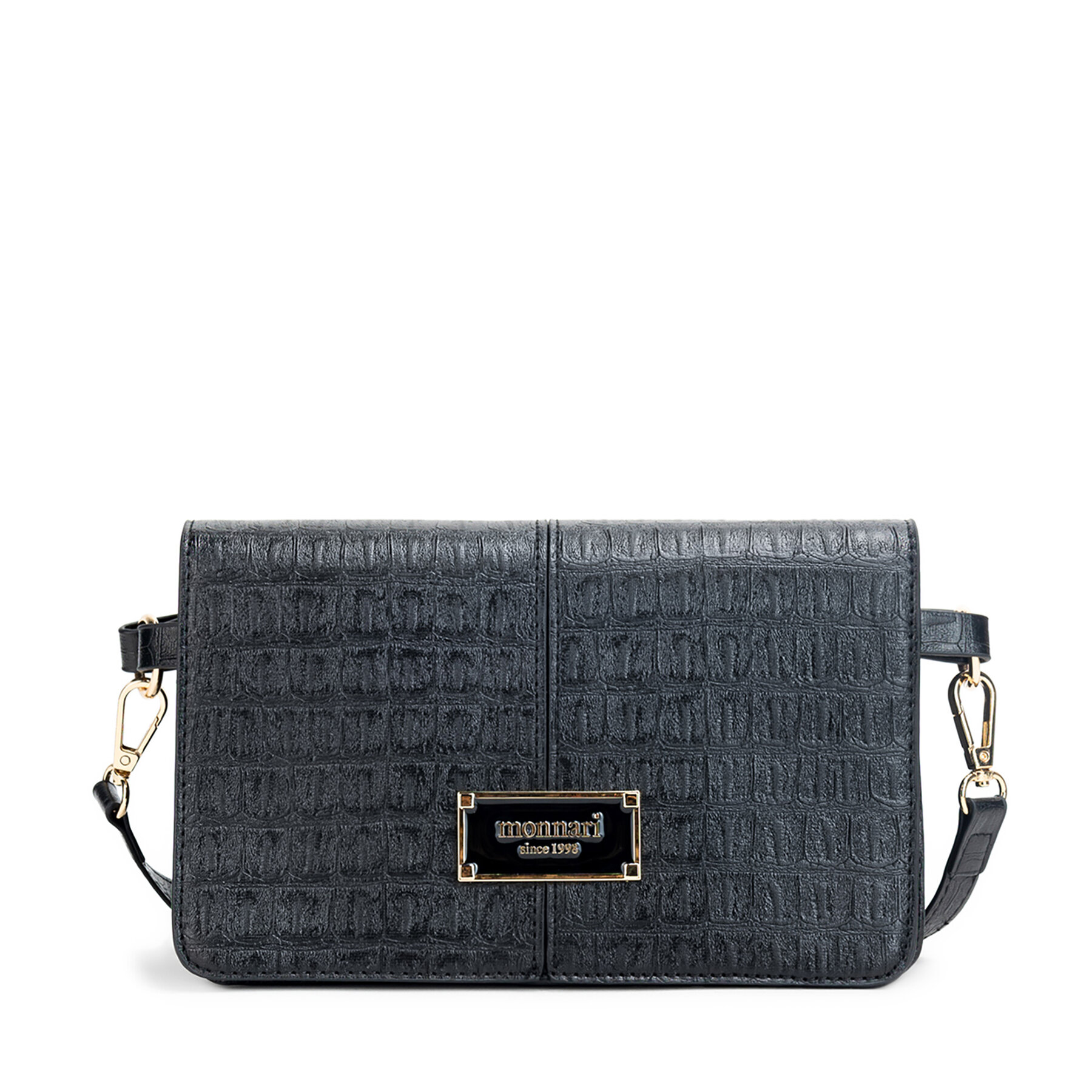 Handtasche Monnari TORIMP0-24Z-BAG4641-KM20D000 Schwarz Handtasche Monnari TORIMP0-24Z-BAG4641-KM20D000 Schwarz von Monnari