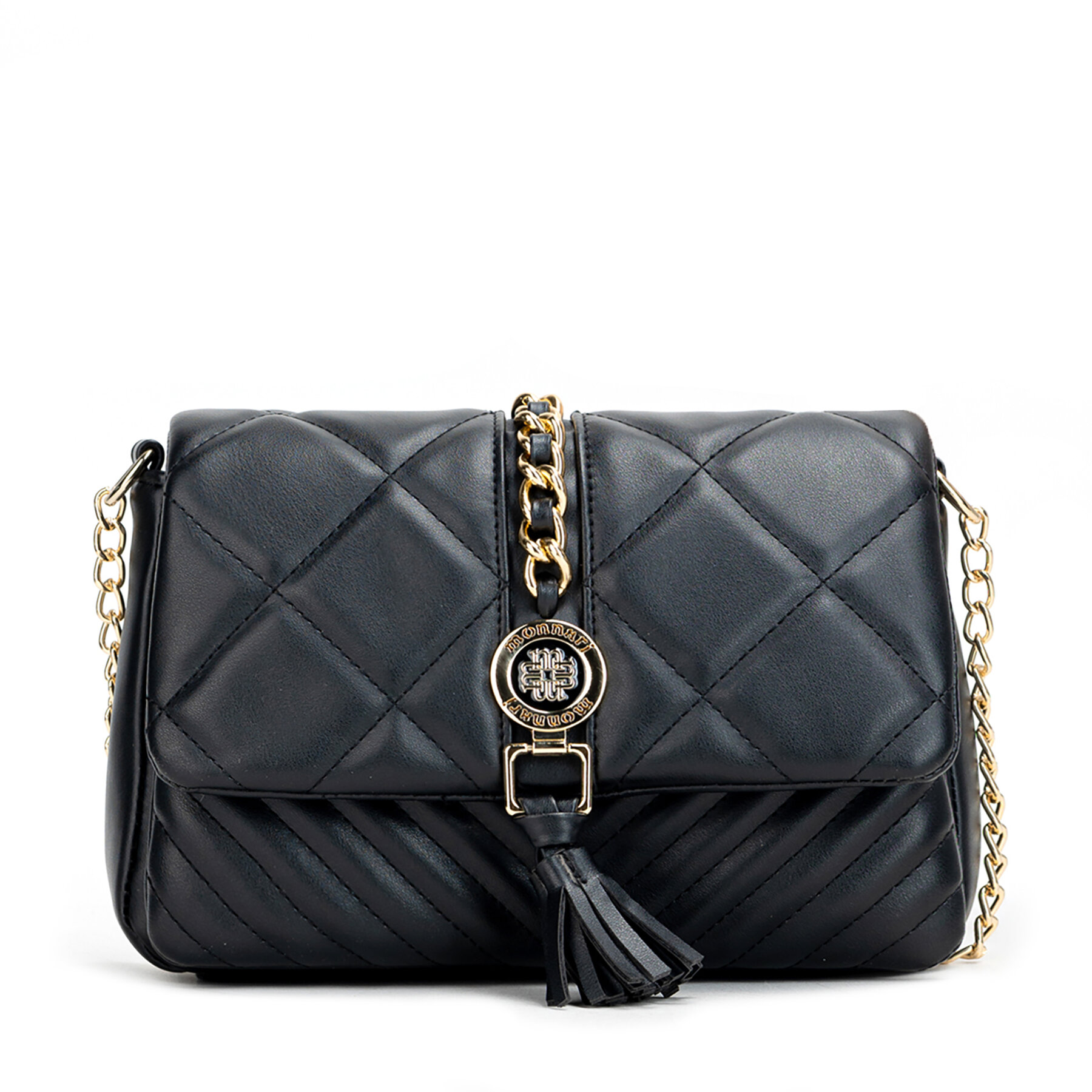 Handtasche Monnari TORIMP0-24Z-BAG5220-K020 Schwarz Handtasche Monnari TORIMP0-24Z-BAG5220-K020 Schwarz von Monnari