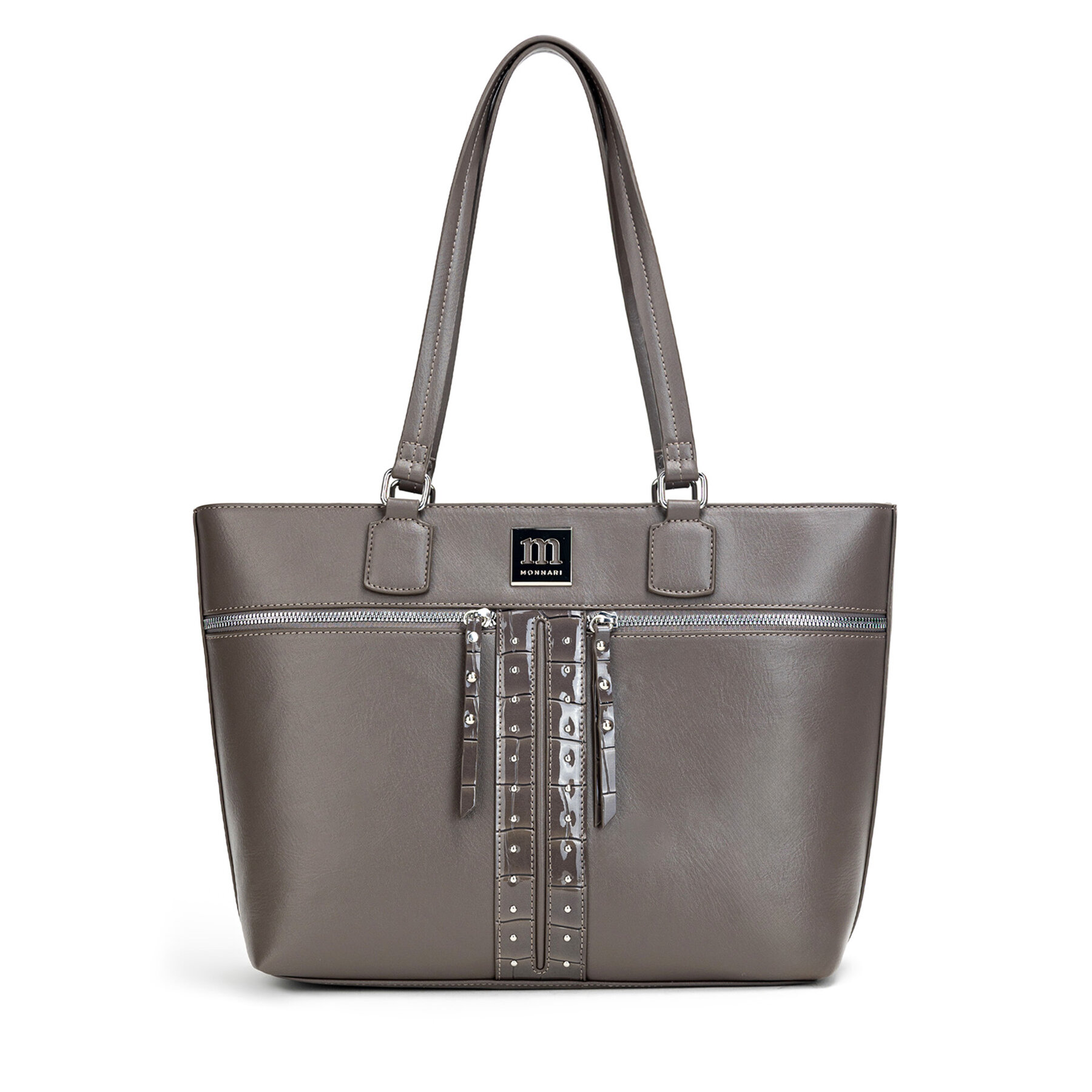Handtasche Monnari TORIMP0-24Z-BAG5950-K019D000-R00 Grau Handtasche Monnari TORIMP0-24Z-BAG5950-K019D000-R00 Grau von Monnari