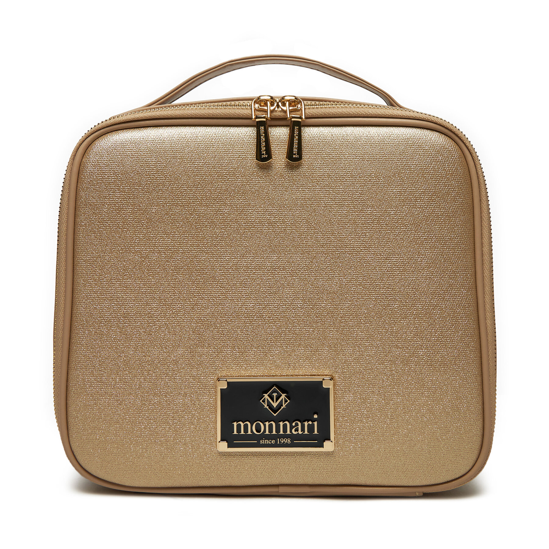 Kosmetiktasche Monnari CSM0110-023 Goldfarben von Monnari