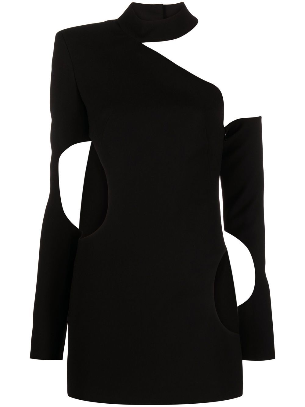 Mônot cut-out detail minidress - Black von Mônot