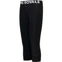 MONS ROYALE Damen 3/4 Legging Cascade Merino Flex 200 schwarz | XL von Mons Royale