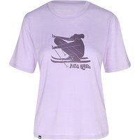 MONS ROYALE Damen Funktionsshirt Icon Relaxed lila | S MONS ROYALE Damen Funktionsshirt Icon Relaxed lila | S von Mons Royale