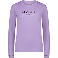 MONS ROYALE Damen Funktionsshirt Yotei Classics lila | L von Mons Royale